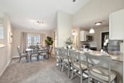 Thumbnail 18 of 31 - Fitted Kitchen With Island Dining at Northridge, Rochester Hills, 48307