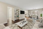 Thumbnail 4 of 6 - Living Room With Dining Area at Shorebrooke Townhomes, Michigan, 48375