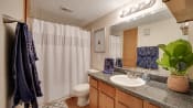 Thumbnail 11 of 34 - Bathroom With Vanity Lights at Bardin Oaks, Arlington