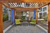 Thumbnail 5 of 26 - patio area with pergola on sunny day  at The Brookhaven Collection, Atlanta, GA, 30329