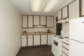 Thumbnail 5 of 9 - this is a photo of the kitchen of a 560 square foot, 1 bedroom apartment at the