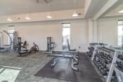 Thumbnail 20 of 32 - Fitness Center With Modern Equipment at Hermosa Village, Leander