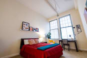 Thumbnail 18 of 22 - Gorgeous Bedroom at Harness Factory Lofts and Apartments, Indianapolis, Indiana
