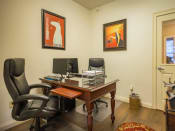 Thumbnail 23 of 31 - Private Office/Business Center at Heritage Trail Apartments, Indiana
