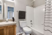Thumbnail 5 of 32 - Monarch Pass Apartments in Fort Worth, TX photo of bathroom with lots of lighting
