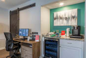 Thumbnail 15 of 20 - The Jaunt Apartments in Charleston South Carolina photo of business center with coffee bar