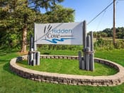 Thumbnail 15 of 15 - welcome sign for Hidden Cove Apartments