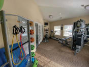 Thumbnail 12 of 21 - fitness center at Waterford Pines apartments