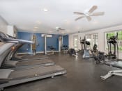 Thumbnail 11 of 26 - fitness center with tredmill at acadian point