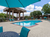 Thumbnail 19 of 26 - beautiful lounge area by pool at acadian point apartments