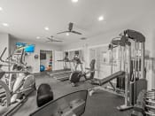 Thumbnail 23 of 30 - On-site apartment community fitness center in Holly, Michigan