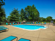 Thumbnail 6 of 13 - Pool and Sundeck Area at Indian Woods Apartments