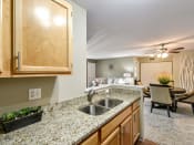 Thumbnail 6 of 32 - apartment kitchen with granite counter tops