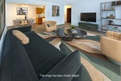 Thumbnail 6 of 21 - this image has been virtually staged living room