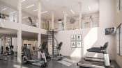 Thumbnail 7 of 12 - Fitness Center at 42 Hundred On The Lake, St Francis