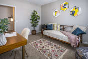 Thumbnail 11 of 34 - Arbors at Turnberry Apartments Pickerington Ohio Pet Friendly Updated Modern Bedroom, natural light
