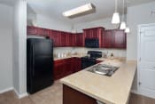 Thumbnail 1 of 32 - Kitchen with Black Appliances at 62Eleven, Elkridge, MD, 21075