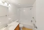 Thumbnail 7 of 11 - Large Soaking Tub In Primary Bathroom with A Tile Surround at The Forest, Rockville