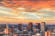 Thumbnail 22 of 22 - a sunset view of the city skyline at The 600 Apartments, Birmingham, 35203