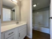 Thumbnail 9 of 23 - spacious bathroom at Flats at 87Ten, Charlotte, NC 28262