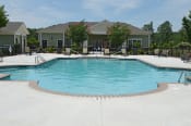Thumbnail 11 of 25 - Huge pool courtyard at the Haven at Market Street Station Johnson City, TN
