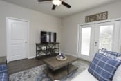 Thumbnail 9 of 31 - Model apartment with ceiling fan at Highborne Augusta, GA