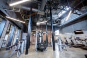 Thumbnail 19 of 23 - a gym with a lot of exercise equipment