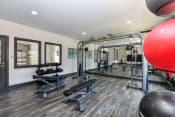 Thumbnail 14 of 18 - Fitness Center with Free Weights at The FInley, Jacksonville, FL  32210