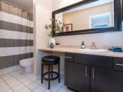 Thumbnail 8 of 24 - Luxurious bathroom at Reflection Cove Apartments in Missouri, 63021