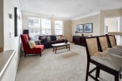 Thumbnail 3 of 21 - Living Room With Dining Area at Kenyon Square Apartments, Westerville, OH, 43082