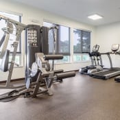 Thumbnail 16 of 45 - Fitness center with exercise machines-Cornerstone Village, Pittsburgh, PA
