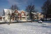 Thumbnail 2 of 10 - Apartment buildings covered in snow-Fairfield Apartments Pittsburgh, PA