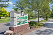 Thumbnail 38 of 38 - a sign at the entrance of greenfield apartments