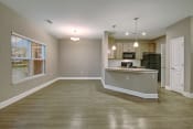 Thumbnail 8 of 37 - Spacious living room with an open concept to the kitchen at York Woods at Lake Murray Apartment Homes, South Carolina, 29212