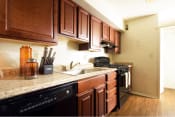 Thumbnail 6 of 12 - Spacious Kitchen with Pantry Cabinet at Brook View Apartments, Baltimore 