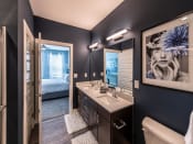 Thumbnail 17 of 36 - Luxurious Bathroom at One Deerfield Apartments, Mason, OH, 45040