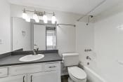 Thumbnail 57 of 58 - a bathroom with a sink toilet and bathtub at Vesper, Dallas, TX