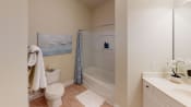 Thumbnail 49 of 59 - Renovated Bathrooms With Quartz Counters at The Dorchester & Manor, Pineville, NC, 28134