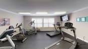 Thumbnail 29 of 59 - Fitness Center With Modern Equipment at The Dorchester & Manor, Pineville, NC, 28134