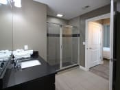 Thumbnail 6 of 23 - Master Bathroom at The Residences At Hanna Apartments, Cleveland
