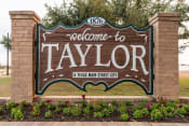 Thumbnail 75 of 84 - the welcome sign at the entrance to the city of taylor texas