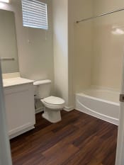 Thumbnail 44 of 48 - furnished bathroom with wood plank style flooring