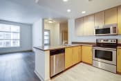 Thumbnail 23 of 36 - unfurnished kitchen with stainless steel appliances