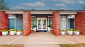 Thumbnail 2 of 55 - a house with blue siding door at Bennett Ridge Apartments, Oklahoma City, 73132