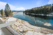 Thumbnail 26 of 31 - a view of the yukon river from a bridge