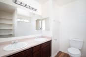 Thumbnail 9 of 21 - Steeple Chase Bathroom with Storage and Double Vanity