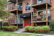 Thumbnail 31 of 40 - Exterior view of buildings with private balconies at Heritage Hill Estates Apartments, Cincinnati, Ohio 45227
