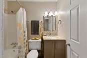 Thumbnail 15 of 40 - In-suite master bathroom at Heritage Hill Estates Apartments, Cincinnati, Ohio 45227