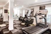 Thumbnail 19 of 29 - a spacious fitness room with treadmills and elliptical trainers at Hamilton at Kings Place, Columbia, 21046