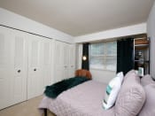 Thumbnail 11 of 22 - Comfortable Bedroom With Accessible Closet at Woodridge Apartments, Maryland, 21133